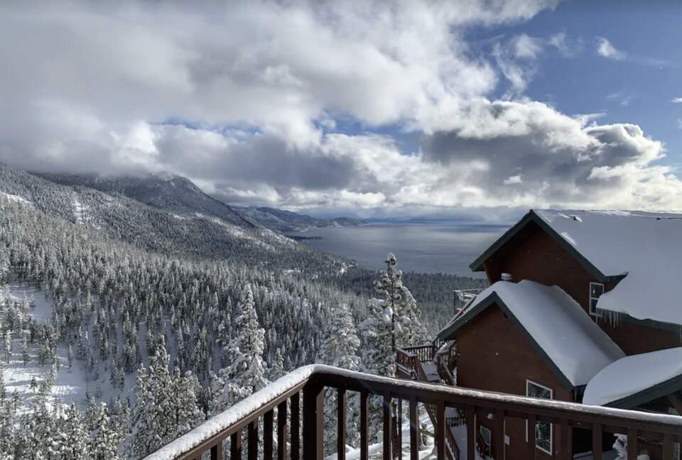 Mountain Home in Winter